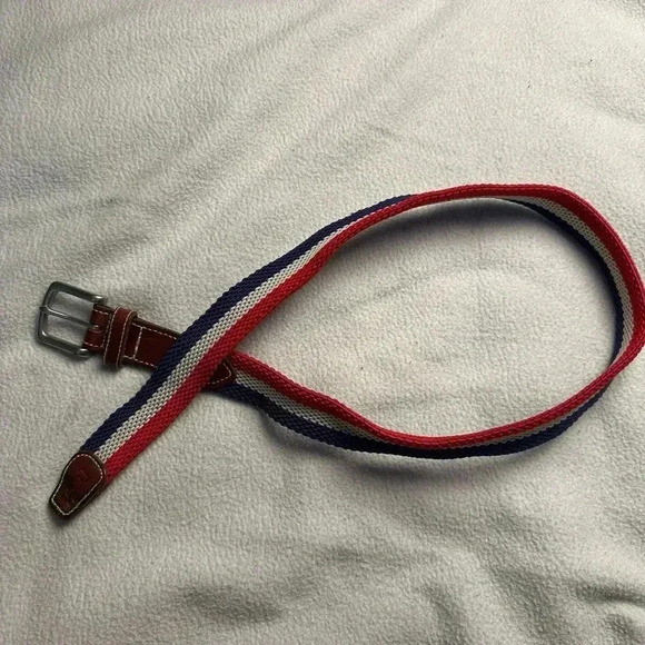Vineyard Vines red white and blue striped belt - Picture 1 of 5